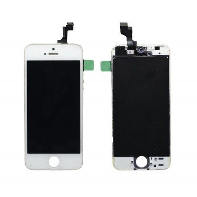 LCD with Touch Screen for Apple iPhone SE 32GB - White (display glass combo folder)