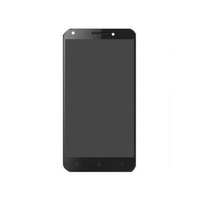 Lcd With Touch Screen For Intex Aqua Strong 5.1 Plus Black By - Maxbhi.com