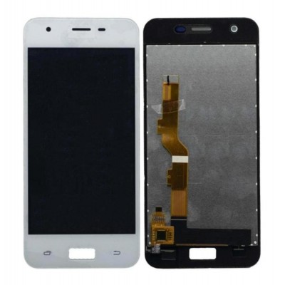 Lcd With Touch Screen For Lyf C451 White By - Maxbhi Com