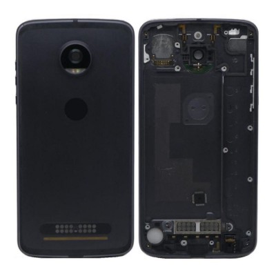 Back Panel Cover For Motorola Moto Z2 Play Black - Maxbhi Com