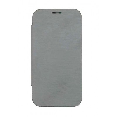 Flip Cover For Moto G5s Plus Grey By - Maxbhi.com