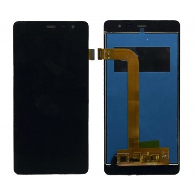 Lcd With Touch Screen For Micromax Vdeo 3 Q4202 Black By - Maxbhi Com