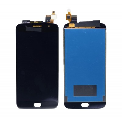 Lcd With Touch Screen For Motorola Moto G5s Plus Black By - Maxbhi Com
