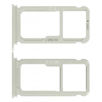 Sim Card Holder Tray For Huawei P10 Plus Silver - Maxbhi Com