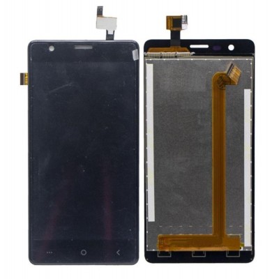 Lcd With Touch Screen For Lephone W7 White By - Maxbhi Com