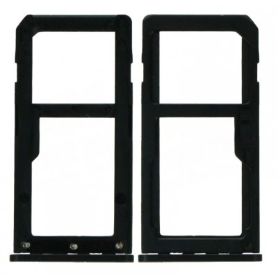 Sim Card Holder Tray For Nokia 6 Black - Maxbhi Com