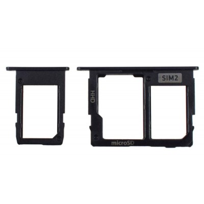 Sim Card Holder Tray For Samsung Galaxy J7 Pro Black - Maxbhi Com