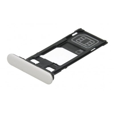 Sim Card Holder Tray For Sony Xperia Xzs Silver - Maxbhi Com
