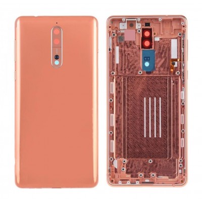 Back Panel Cover For Nokia 8 Copper - Maxbhi Com