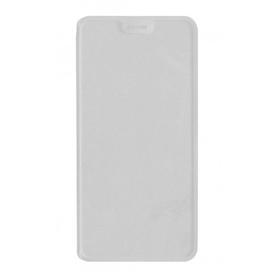 Flip Cover For Panasonic Eluga A3 Pro Silver By - Maxbhi.com
