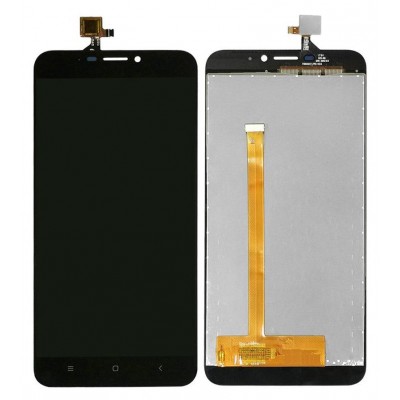 Lcd With Touch Screen For Oukitel U20 Plus Black By - Maxbhi Com