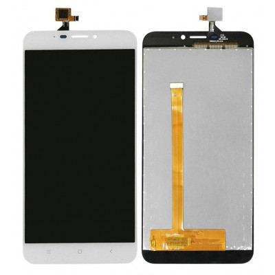 Lcd With Touch Screen For Oukitel U20 Plus White By - Maxbhi Com