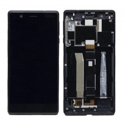 Lcd With Touch Screen For Nokia 3 Blue By - Maxbhi Com