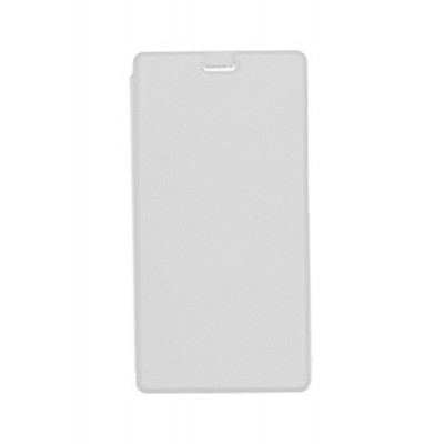 Flip Cover For Oukitel C4 White By - Maxbhi.com