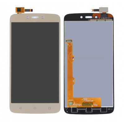 Lcd With Touch Screen For Moto C Gold By - Maxbhi Com