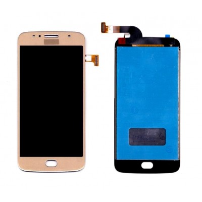 Lcd With Touch Screen For Moto G5s Gold By - Maxbhi Com