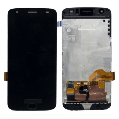 Lcd With Touch Screen For Moto Z2 Force Grey By - Maxbhi Com