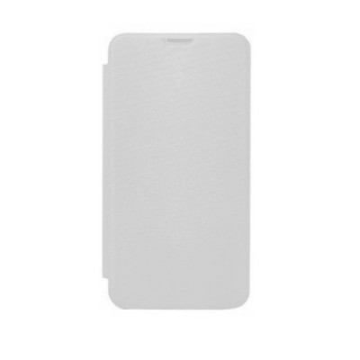 Flip Cover For Micromax Spark Vdeo White By - Maxbhi.com