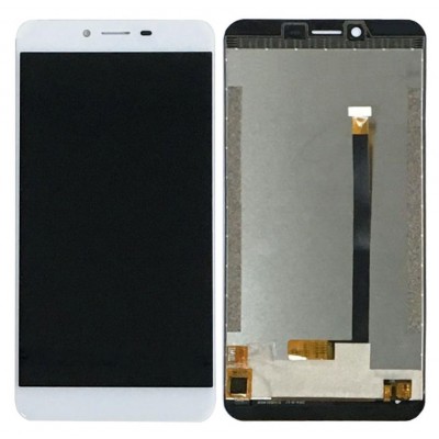 Lcd With Touch Screen For Oukitel U15s White By - Maxbhi Com