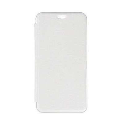 Flip Cover For Micromax Evok Dual Note White By - Maxbhi.com