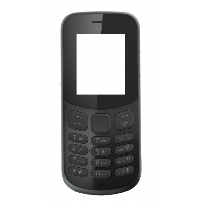 Full Body Housing For Nokia 130 Dual Sim 2017 Black - Maxbhi.com
