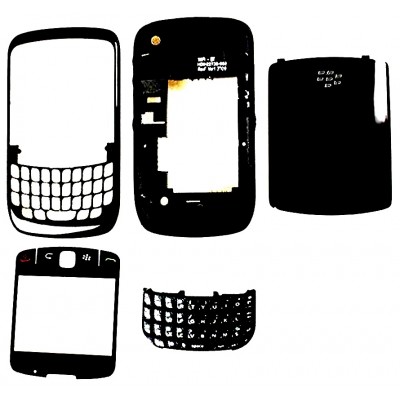 Full Body Housing for BlackBerry Curve 8520 - Black