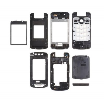 Full Body Housing for BlackBerry Pearl Flip 8220 - Black