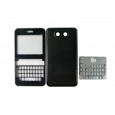 Full Body Housing for Micromax Q7 - Black & Silver