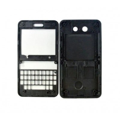 Full Body Housing for Micromax Q7 - Black & Silver