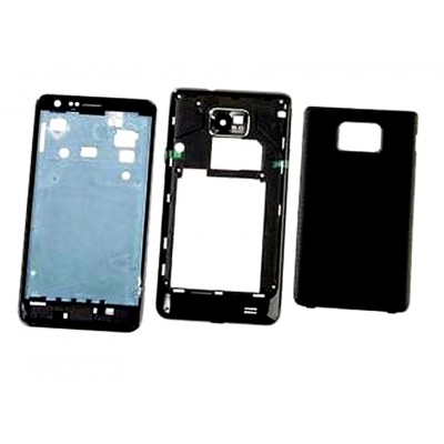 Full Body Housing for Samsung I9100 Galaxy S II - Black