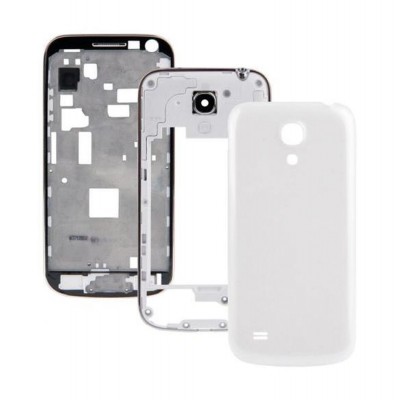 Full Body Housing for Samsung I9192 Galaxy S4 mini with dual SIM - White