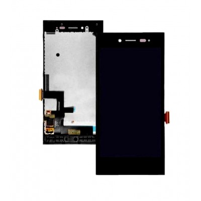 LCD with Touch Screen for Blackberry Leap - White (complete assembly folder)