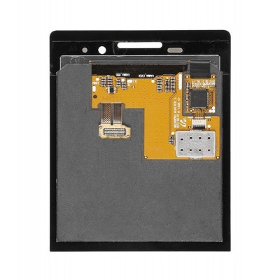 LCD with Touch Screen for Blackberry Porsche Design P9983 Graphite - Black (complete assembly folder)