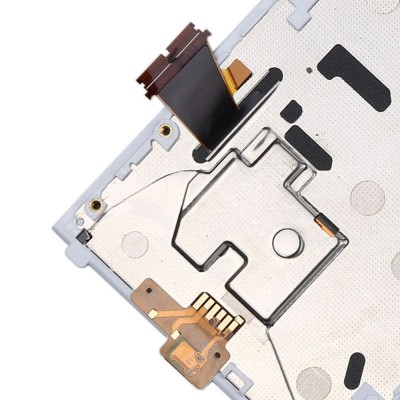 LCD with Touch Screen for BlackBerry Z30 - White (complete assembly folder)