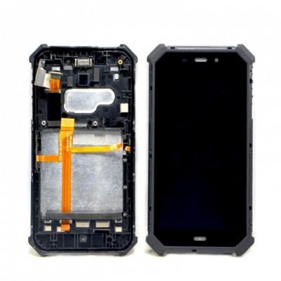 LCD with Touch Screen for Cat S50 - White (complete assembly folder)