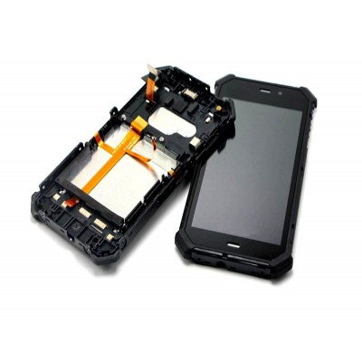 LCD with Touch Screen for Cat S50 - White (complete assembly folder)