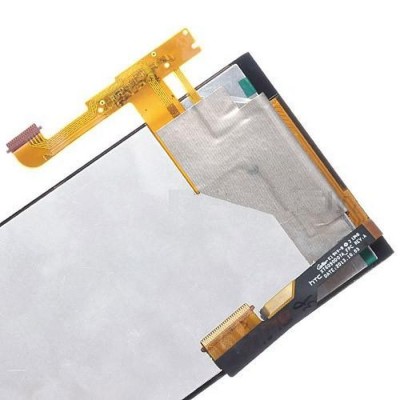 LCD with Touch Screen for HTC ONE - E8 - With Dual sim - White (complete assembly folder)