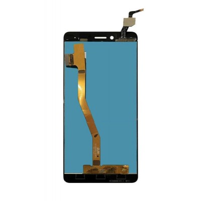 LCD with Touch Screen for Lenovo K6 Note - Gold (complete assembly folder)