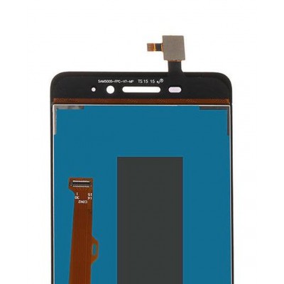 LCD with Touch Screen for Lenovo S60 - Black (complete assembly folder)