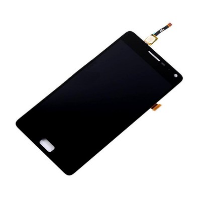 LCD with Touch Screen for Lenovo Vibe P1 Turbo - Grey (complete assembly folder)