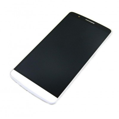 LCD with Touch Screen for LG G3 S - White (complete assembly folder)