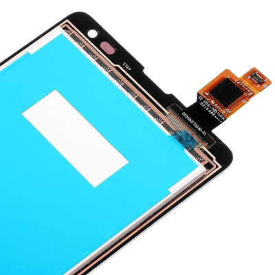 LCD with Touch Screen for Microsoft Lumia 435 - Orange (complete assembly folder)