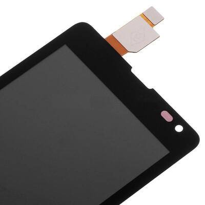 LCD with Touch Screen for Microsoft Lumia 435 - Orange (complete assembly folder)