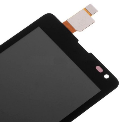 LCD with Touch Screen for Microsoft Lumia 435 - White (complete assembly folder)