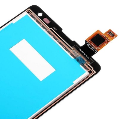 LCD with Touch Screen for Microsoft Lumia 435 - White (complete assembly folder)