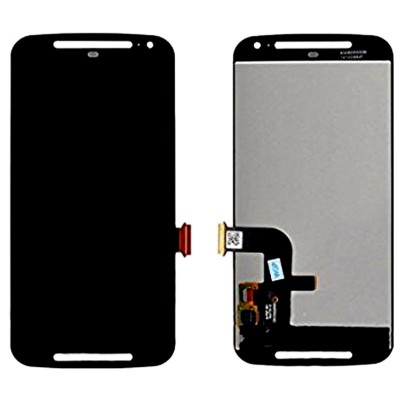 LCD with Touch Screen for Motorola Moto G 4G Dual SIM - 2nd gen - Black (complete assembly folder)