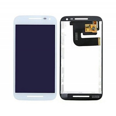 LCD with Touch Screen for Motorola Moto G Turbo - White (complete assembly folder)