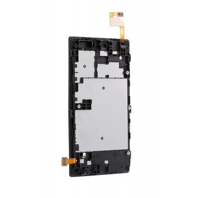 LCD with Touch Screen for Nokia Lumia 520 - Black (complete assembly folder)