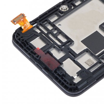 LCD with Touch Screen for Nokia Lumia 635 RM-974 - Orange (complete assembly folder)