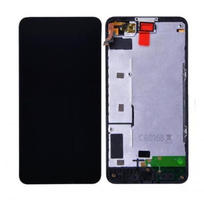 LCD with Touch Screen for Nokia Lumia 635 RM-974 - Orange (complete assembly folder)